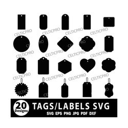 tags svg, gift tag svg, label svg, gift label, name tag svg, price tags svg, stocking tag svg,organization tags svg, cut
