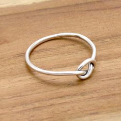 925 Silver Minimalist Ring, Women Handmade Boho Ring Jewelry For Wedding Gift