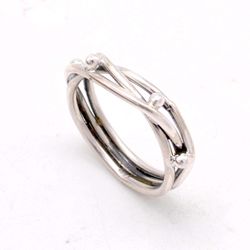 925 Silver Minimalist Ring, Women Handmade Boho Ring Jewelry For Wedding Gift, Gift For her,