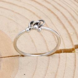 925 Silver Minimalist Ring, Women Handmade Boho Ring Jewelry For Wedding Gift, Gift For her,