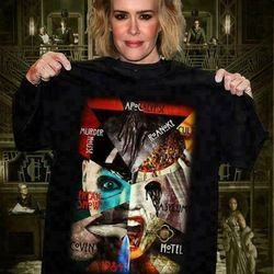 american horror story mashup poster halloween black t shirt s-5xl