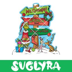 grinch road png, the grinch png, merry christmas png, merry xmas png instant download