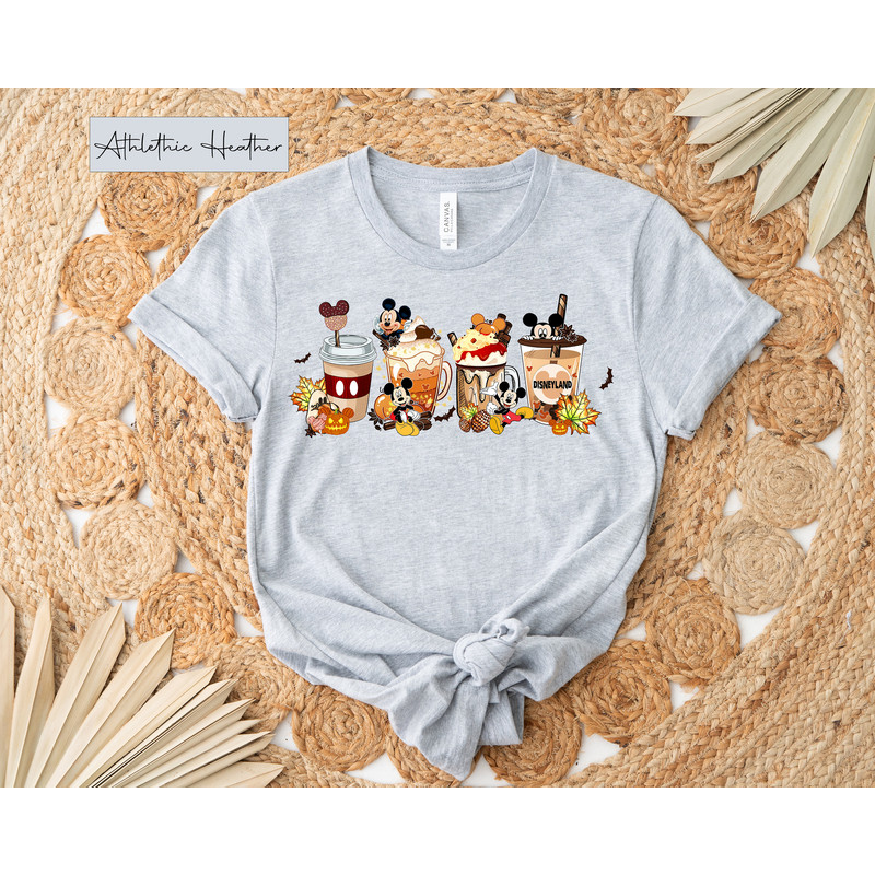 Fall Coffee Shirt, Cute Halloween Fall Shirt, Mouse Ears Coffee Lover Shirt, Pumpkin Spice Latte Drink Cup, PSL Lover, Thanksgiving Shirt - 3.jpg