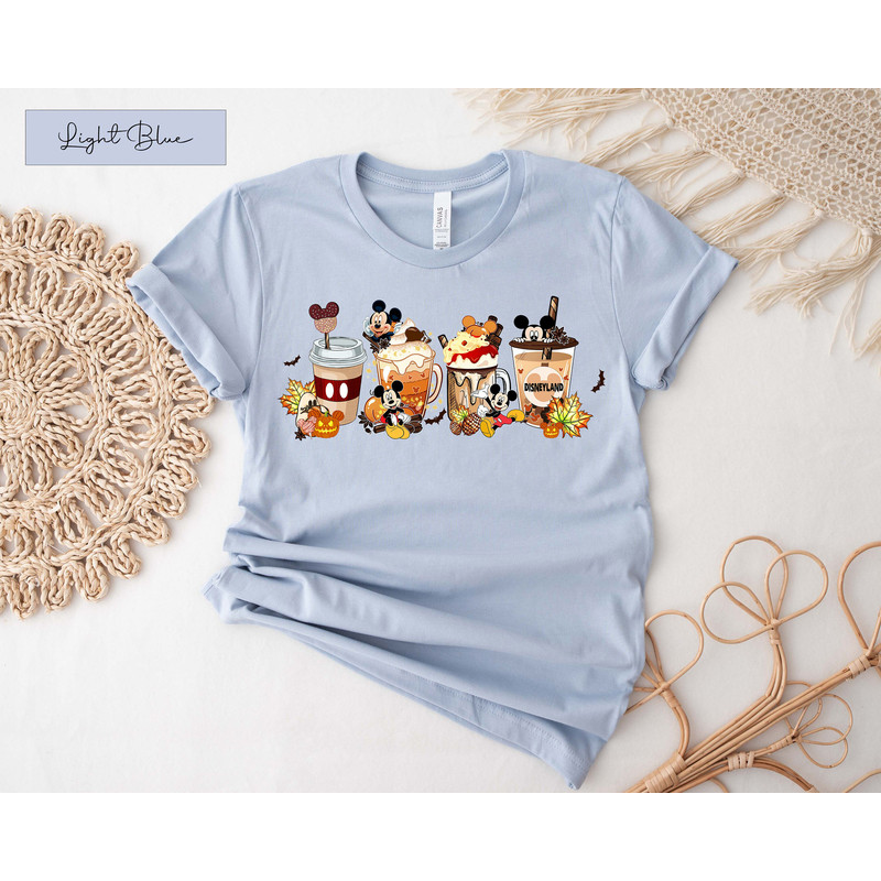 Fall Coffee Shirt, Cute Halloween Fall Shirt, Mouse Ears Coffee Lover Shirt, Pumpkin Spice Latte Drink Cup, PSL Lover, Thanksgiving Shirt - 5.jpg