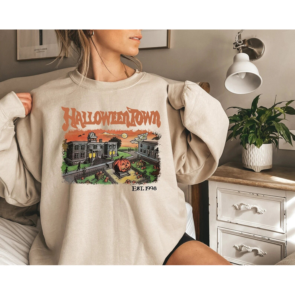 HalloweenTown 1998 Shirt,Disney Halloween Shirt,2023 Halloween Party Shirt,Halloween Town Fall Tshirt,Fall Pumpkin Sweatshirts,Halloweentown - 1.jpg