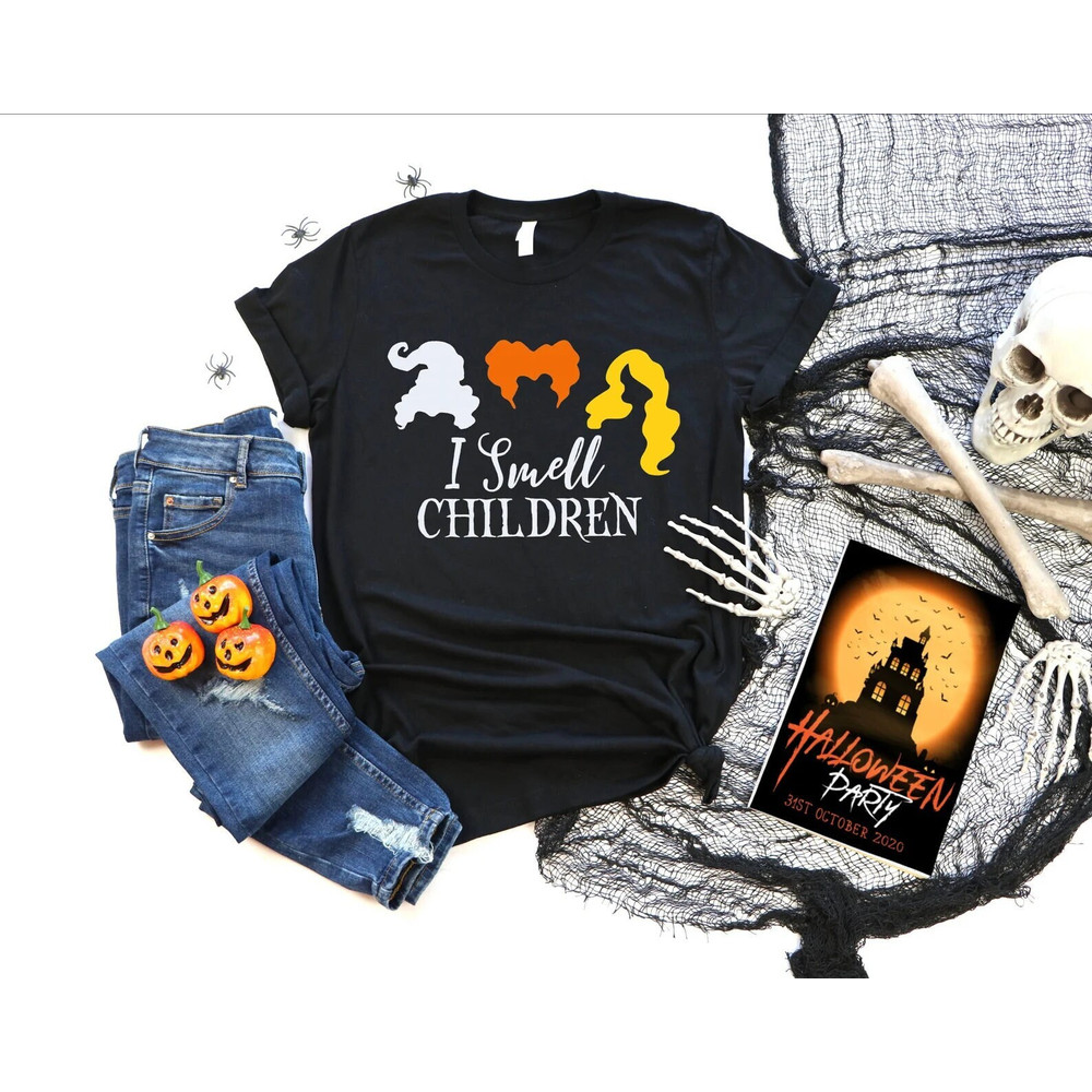 I Smell Children Shirt Hocus shirts Just a Bunch of Hocus Halloween tee Fall Shirt Fall is my Favorite Fall Clothing, Pocus - 1.jpg