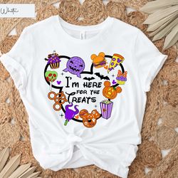 im here for the treats halloween shirts, funny halloween shirts, witch shirt, mickey ears halloween shirt, basic witch s