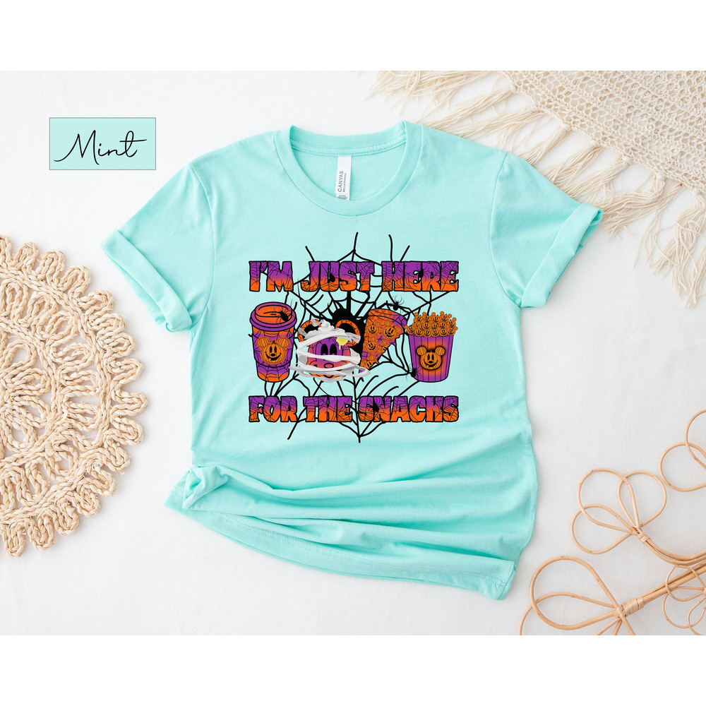 I'm Just Here For The Snacks Halloween Shirts, Funny Halloween Shirts, Witch Shirt, Happy Halloween Shirt, Disney Halloween Shirt - 2.jpg