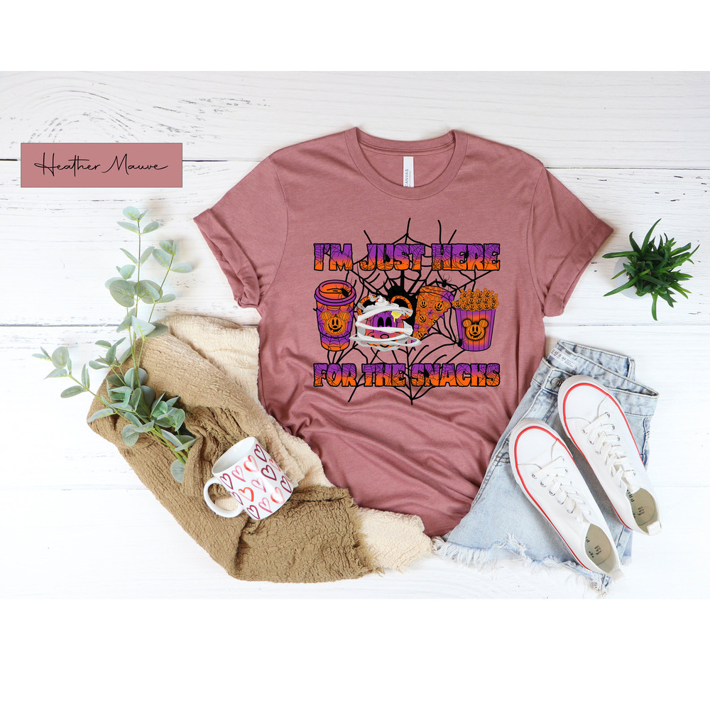 I'm Just Here For The Snacks Halloween Shirts, Funny Halloween Shirts, Witch Shirt, Happy Halloween Shirt, Disney Halloween Shirt - 3.jpg