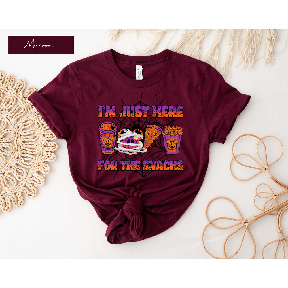 I'm Just Here For The Snacks Halloween Shirts, Funny Halloween Shirts, Witch Shirt, Happy Halloween Shirt, Disney Halloween Shirt - 4.jpg