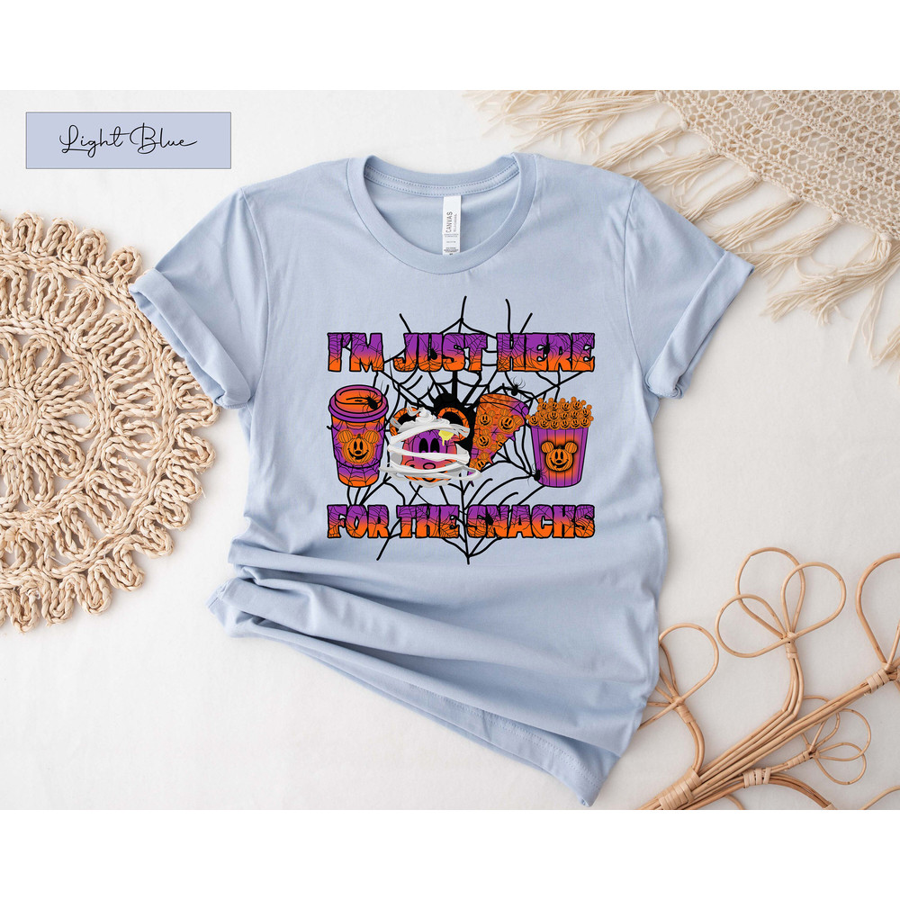 I'm Just Here For The Snacks Halloween Shirts, Funny Halloween Shirts, Witch Shirt, Happy Halloween Shirt, Disney Halloween Shirt - 5.jpg