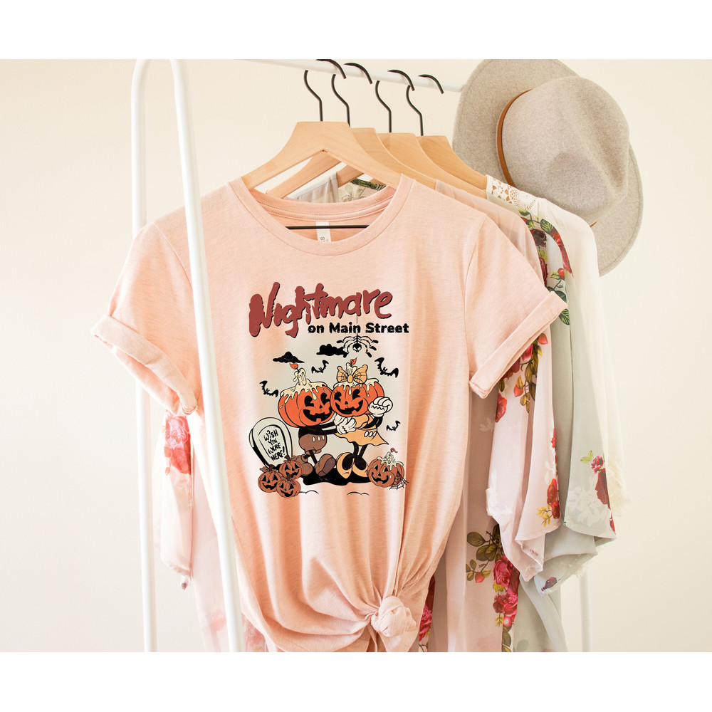 Nightmare on main street Disney shirt, Mickey Halloween shirt,Disney world Disneyland halloween party 2023 shirt,Mickey's Not so scary shirt - 1.jpg