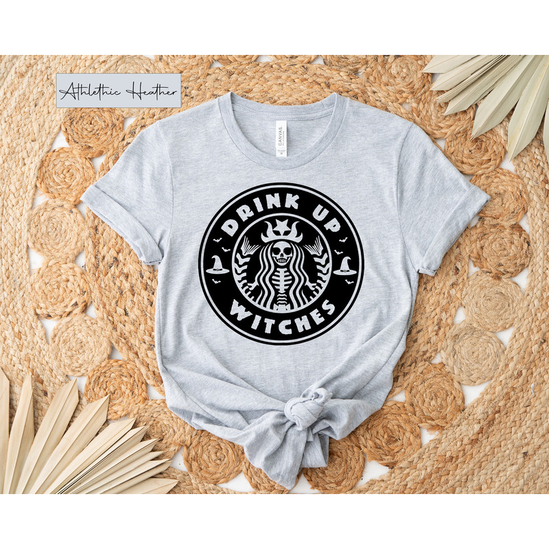 Skeleton Starbucks Inspired Shirt, Skeleton Shirt, Halloween Shirt, Halloween Funny Shirt, Halloween, Coffee Lover Shirt, Starbucks Skeleton - 3.jpg