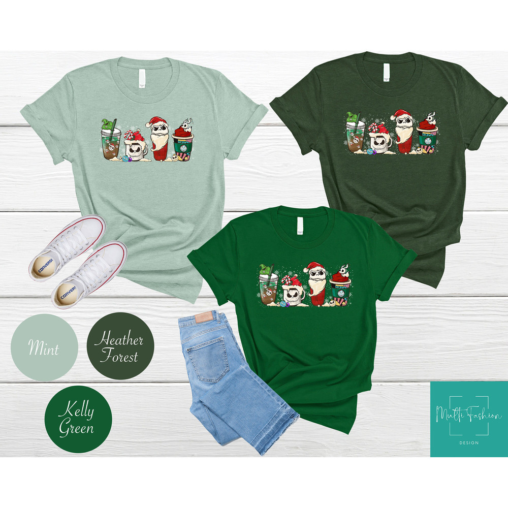 The Nightmare Before Christmas Shirt, Christmas Disney Shirt, Jack Skellington Shirt, Halloween Nightmare Shirt, Skellington Christmas Tee - 2.jpg