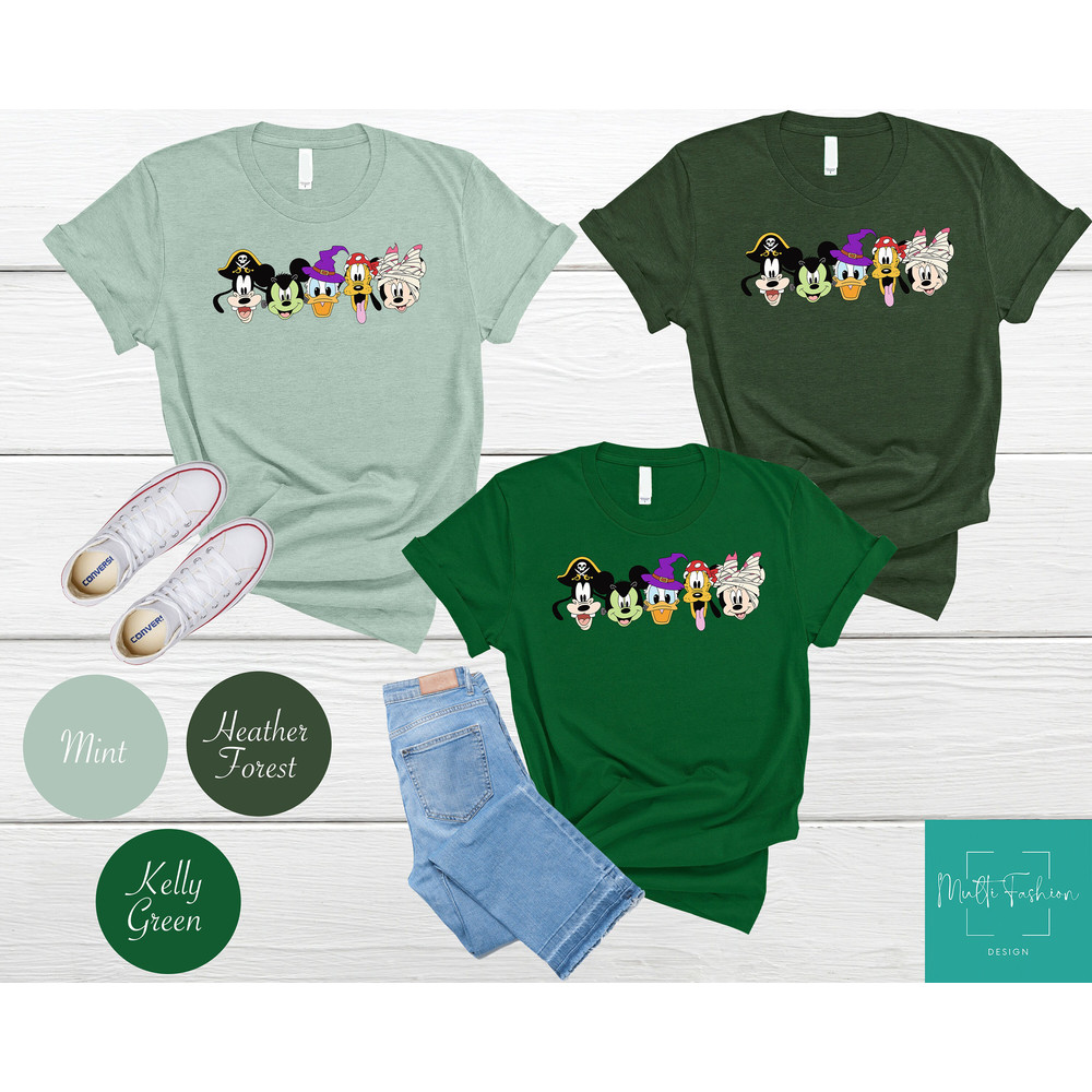 Vintage Disney Characters Halloween Shirt, Vintage Mickey Halloween 2023, Minnie Halloween, Disney Halloween Family Matching Shirt - 2.jpg