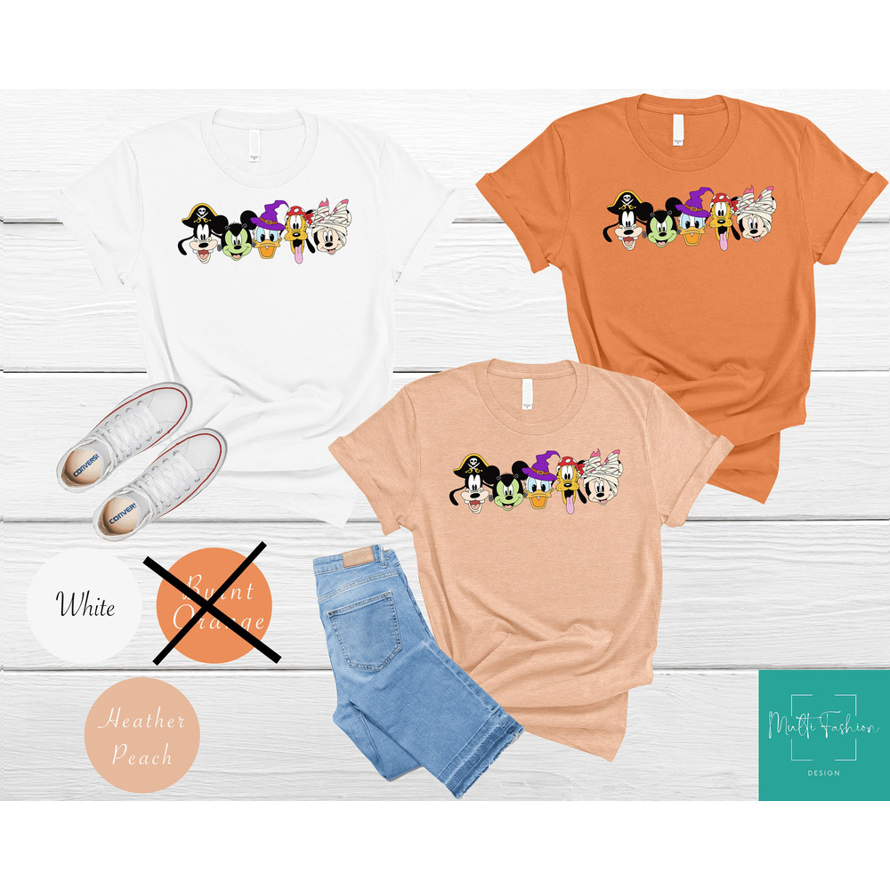 Vintage Disney Characters Halloween Shirt, Vintage Mickey Halloween 2023, Minnie Halloween, Disney Halloween Family Matching Shirt - 3.jpg