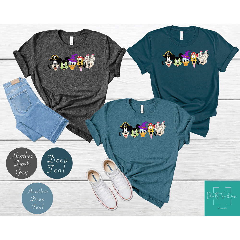 Vintage Disney Characters Halloween Shirt, Vintage Mickey Halloween 2023, Minnie Halloween, Disney Halloween Family Matching Shirt - 5.jpg