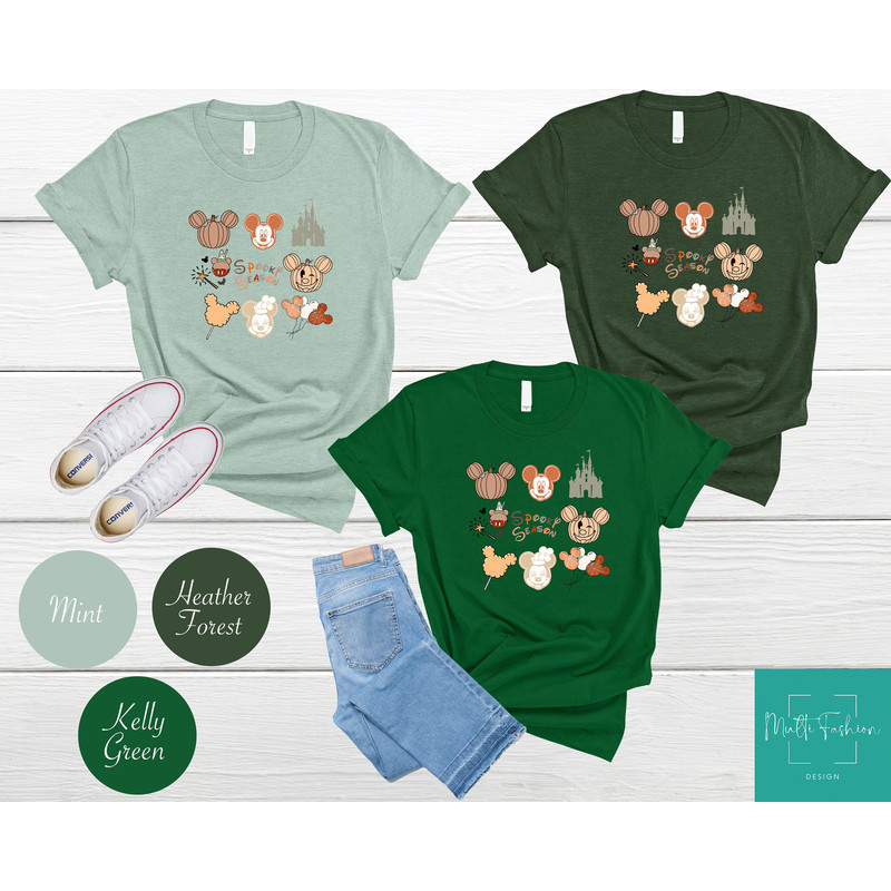 Vintage Disney Spooky Season Halloween shirt, Disney Boo Shirt, Mickey Minnie Halloween Party 2023 shirts, Disney Trip shirts - 2.jpg