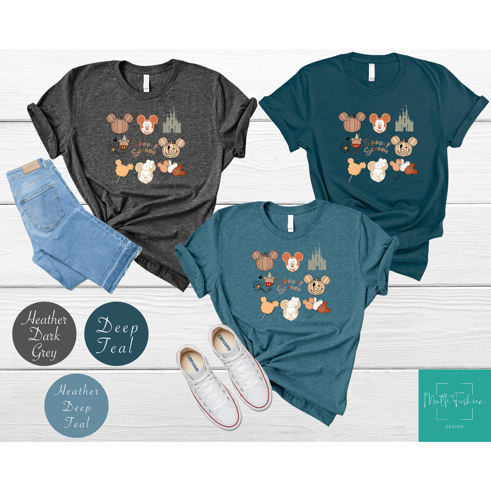 Vintage Disney Spooky Season Halloween shirt, Disney Boo Shirt, Mickey Minnie Halloween Party 2023 shirts, Disney Trip shirts - 5.jpg