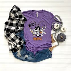 disney halloween shirt, halloween boo 2023 shirt, disney characters shirt, halloween family shirt, disney trip shirt, ha