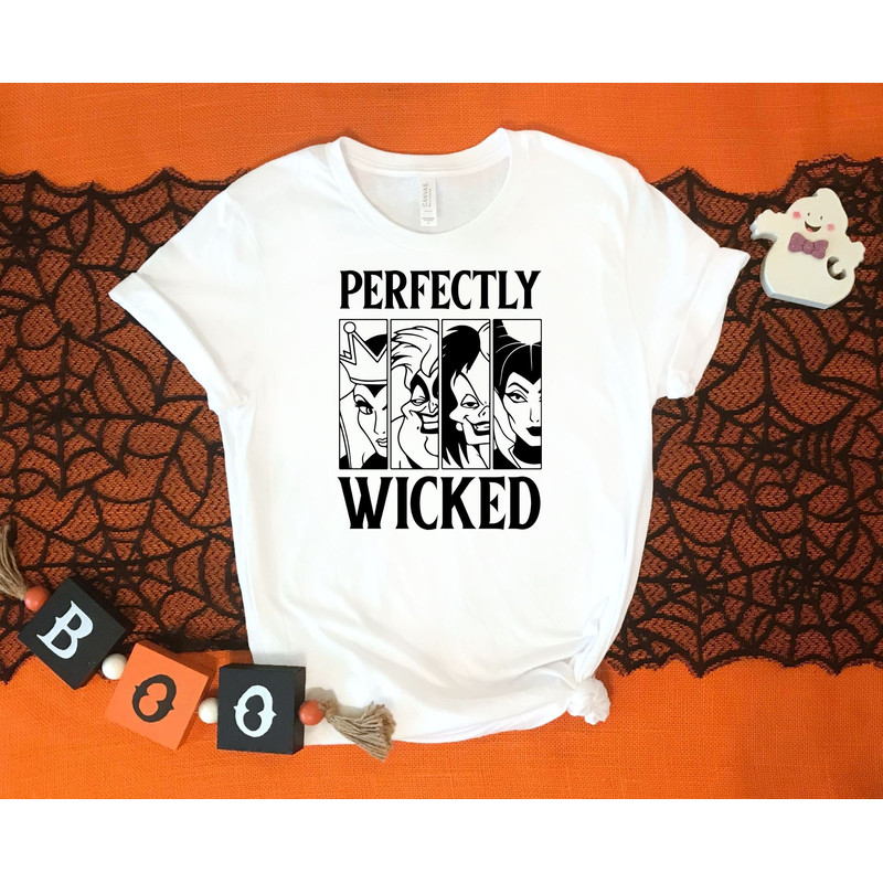 Perfectly Wicked Shirt, Disney Halloween Shirt, Disney Trip Shirt, Halloween Family Shirt, Funny Halloween Shirt, Halloween Party Shirt - 1.jpg