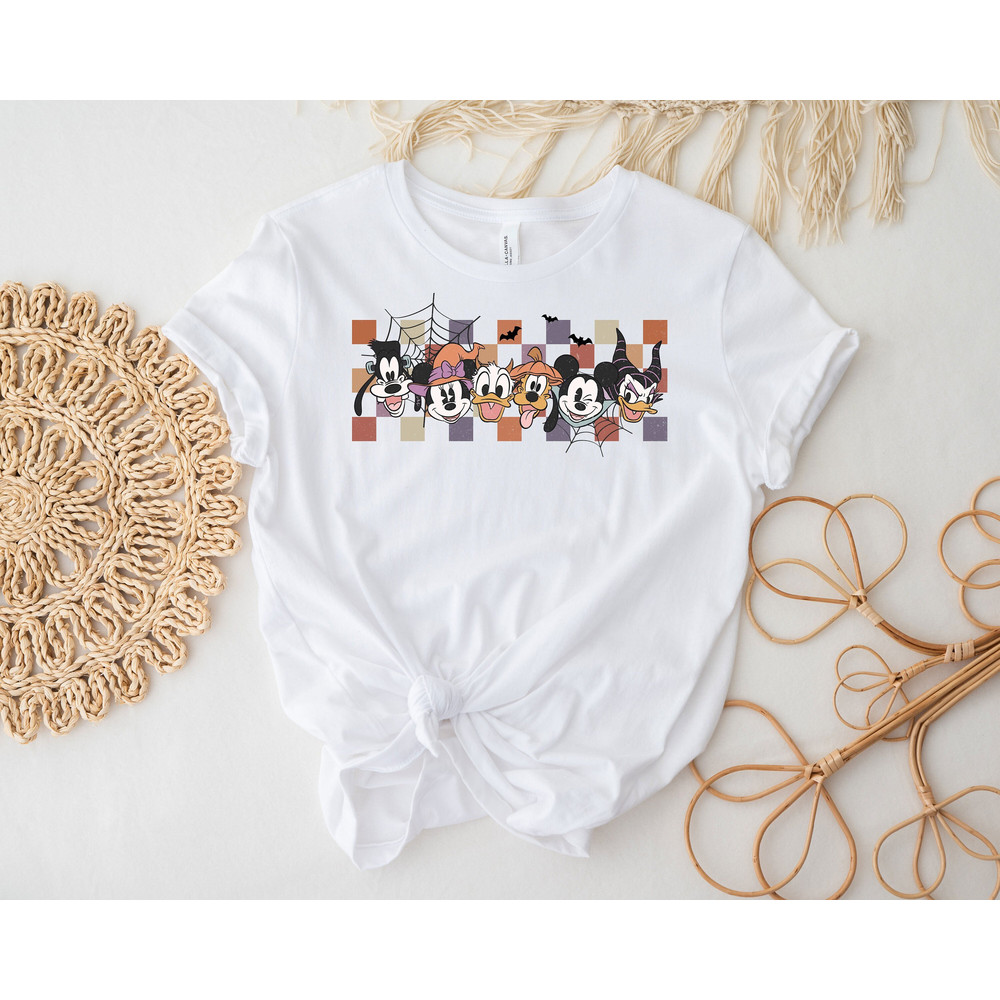 Retro Mickey&Friends Shirt, Halloween Disneyworld Shirt, Scary Disney Characters Shirt, Halloween Costume, Disneyland Shirt, Trick Or Treat - 2.jpg