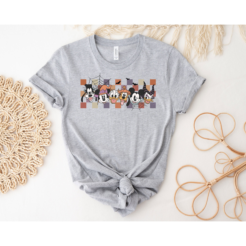 Retro Mickey&Friends Shirt, Halloween Disneyworld Shirt, Scary Disney Characters Shirt, Halloween Costume, Disneyland Shirt, Trick Or Treat - 5.jpg