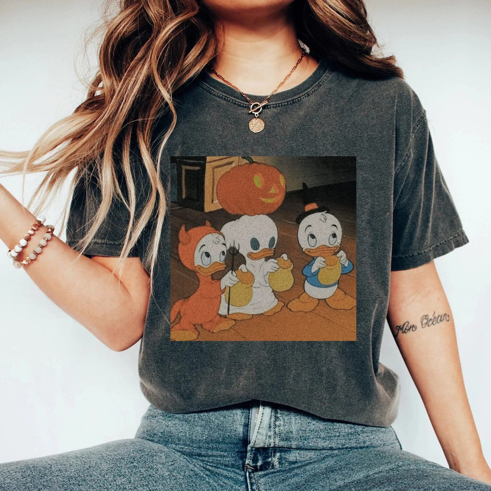 Disney Donald Halloween Comfort Colors® Shirt, Donald Duck Halloween Shirt, Disney Spooky Shirt, Disney Halloween Party Shirt, StanHaines - 1.jpg