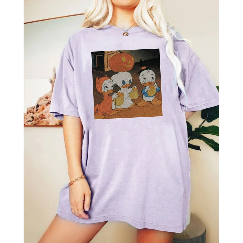 Disney Donald Halloween Comfort Colors® Shirt, Donald Duck Halloween Shirt, Disney Spooky Shirt, Disney Halloween Party Shirt, StanHaines - 5.jpg