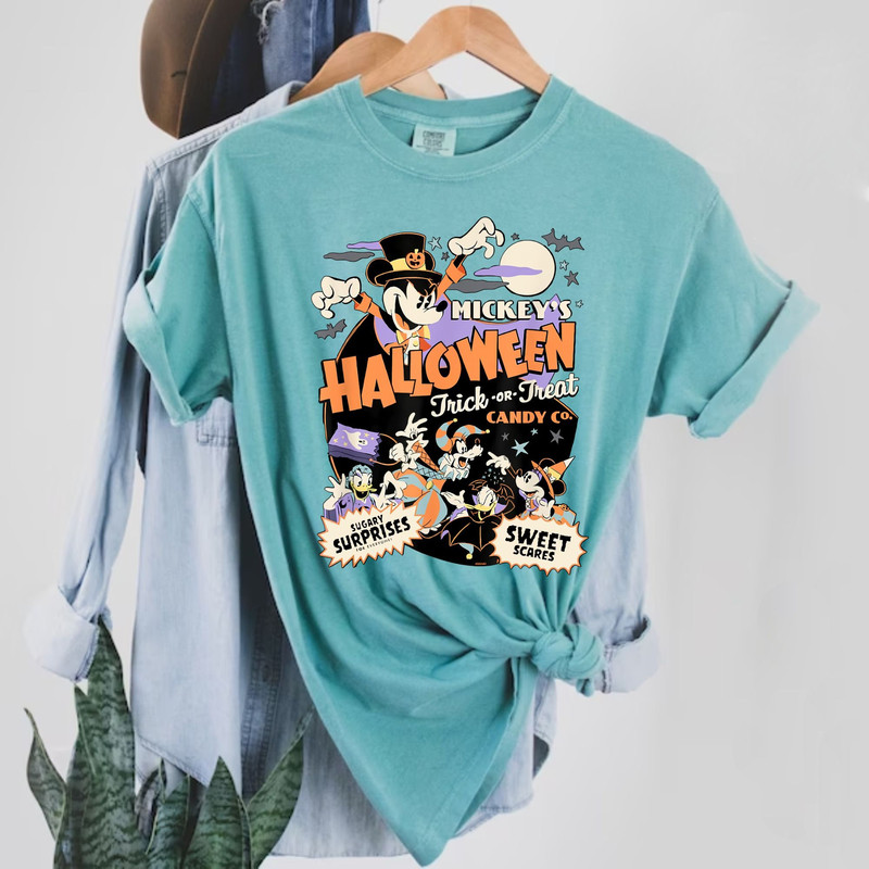 Disney Mouse and Friends Halloween Comfort Colors® Shirt, Mickey's Not So Scary Shirt, Disney Halloween Party Shirt, Disneyworld Shirt - 5.jpg