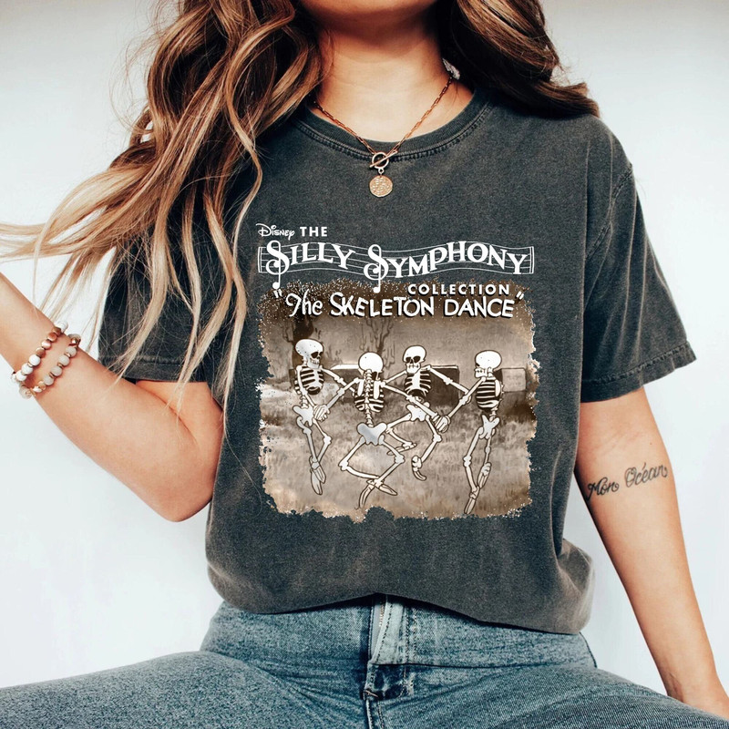 Disney Silly Symphony The Skeleton Dance Comfort Colors® Shirt, Disney Dancing Skeleton Shirt, Disney Spooky Shirt, Disney Halloween Shirt - 1.jpg