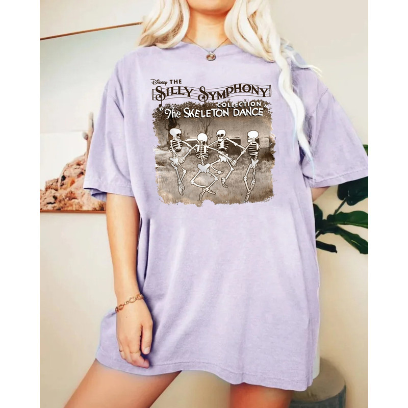 Disney Silly Symphony The Skeleton Dance Comfort Colors® Shirt, Disney Dancing Skeleton Shirt, Disney Spooky Shirt, Disney Halloween Shirt - 4.jpg
