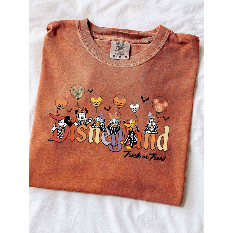 Disneyland Trick or Treat Comfort Colors® Shirt, Disney Balloons Halloween Shirt, Disney Spooky Season Shirt, Disney Halloween Shirt - 3.jpg