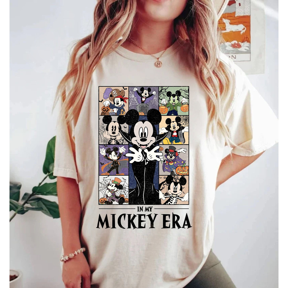 In My Mickey Era Halloween Comfort Colors® Shirt, Mickey Spooky Season Shirt, Pumpkin Mickey, Disney Spooky Shirt, Disney Halloween Shirt - 1.jpg