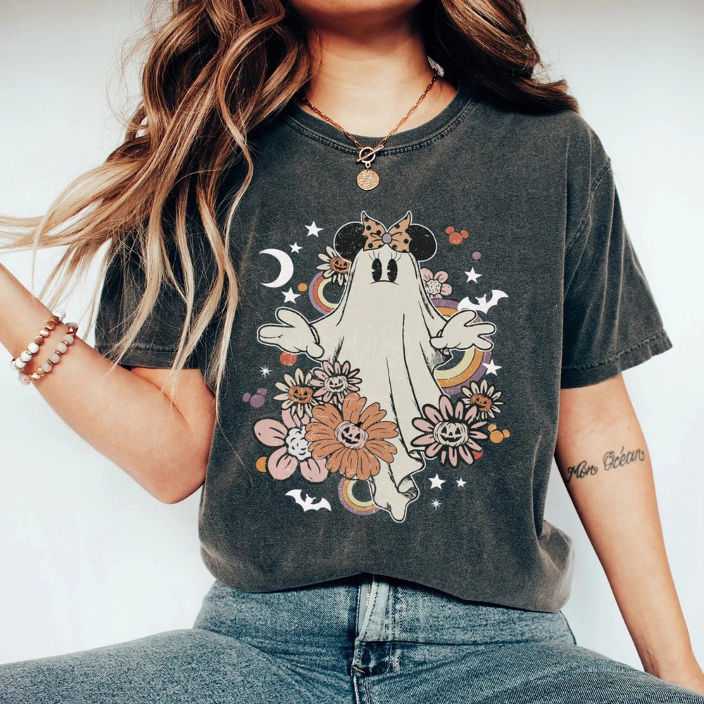 Minnie Ghost Spooky Season Comfort Colors® Shirt, Minnie Boo Halloween Shirt, Pumpkin Minnie , Disney Spooky Shirt, Disney Halloween Shirt - 2.jpg