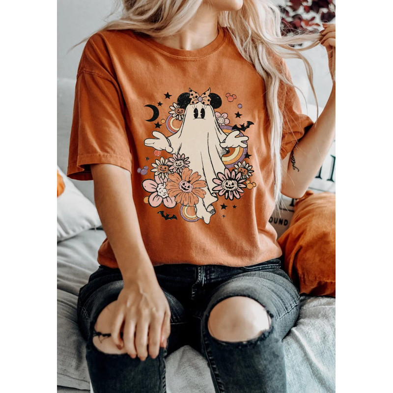 Minnie Ghost Spooky Season Comfort Colors® Shirt, Minnie Boo Halloween Shirt, Pumpkin Minnie , Disney Spooky Shirt, Disney Halloween Shirt - 3.jpg
