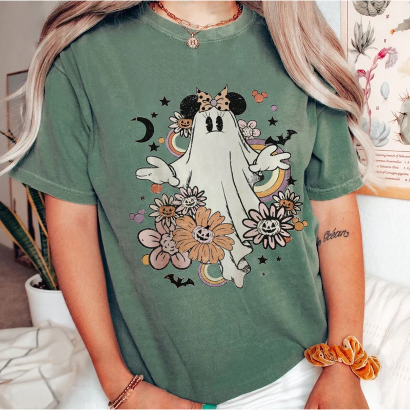 Minnie Ghost Spooky Season Comfort Colors® Shirt, Minnie Boo Halloween Shirt, Pumpkin Minnie , Disney Spooky Shirt, Disney Halloween Shirt - 5.jpg