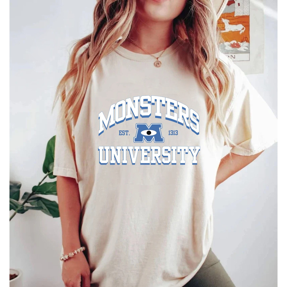 Monsters University Comfort Colors® Shirts, Monsters Inc Shirt, Monsters Teacher Shirt, Disney Monsters Shirt, Disney Group Shirt - 2.jpg