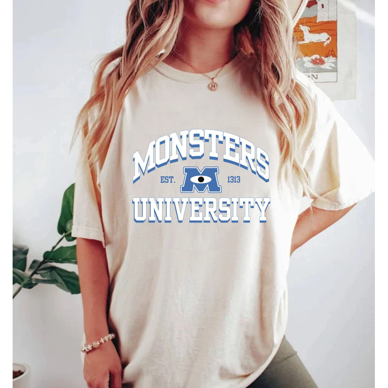 Monsters University Comfort Colors® Shirts, Monsters Inc Shirt, Monsters Teacher Shirt, Disney Monsters Shirt, Disney Group Shirt - 2.jpg