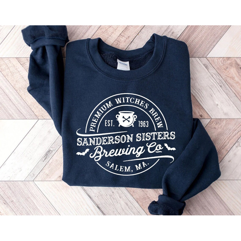 Sanderson Sister Brewing Co Sweatshirt, Hocus Pocus Sweatshirt, Salem Sign Halloween Shirt, Sanderson Sister Shirt, Disney Halloween Sweater - 5.jpg
