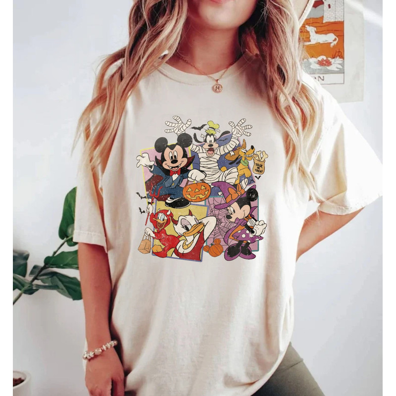 Spooky Mouse and Friends Comfort Colors® Shirt, Mickey Boo Halloween Shirt, Pumpkin Mickey, Disney Spooky Shirt, Disney Halloween Shirt - 2.jpg