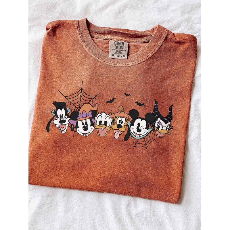 Spooky Mouse and Friends Comfort Colors® Shirt, Mickey Boo Halloween Shirt, Pumpkin Mickey, Disney Spooky Shirt, Disney Halloween Shirt - 1.jpg