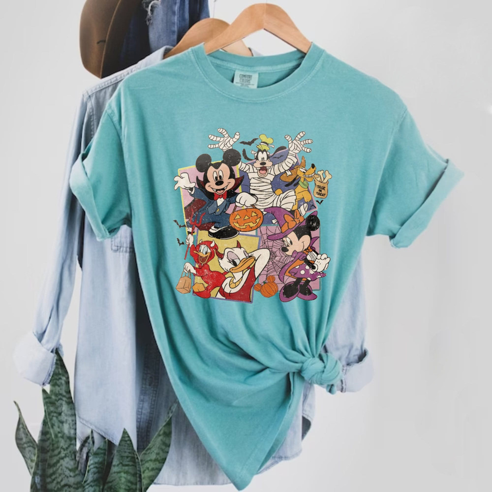 Spooky Mouse and Friends Comfort Colors® Shirt, Mickey Boo Halloween Shirt, Pumpkin Mickey, Disney Spooky Shirt, Disney Halloween Shirt - 5.jpg