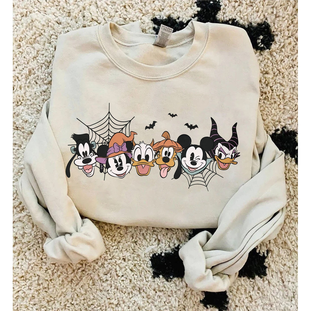 Spooky Mouse and Friends Sweatshirt, Mickey Boo Halloween Sweatshirt, Mickey Pumpkin Shirt, Disney Halloween Sweater, Disney Spooky Shirt - 1.jpg