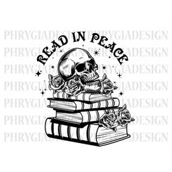 floral book svg , skull svg , books svg , mystical svg , reading svg , halloween svg , book lover svg , librarian svg ,