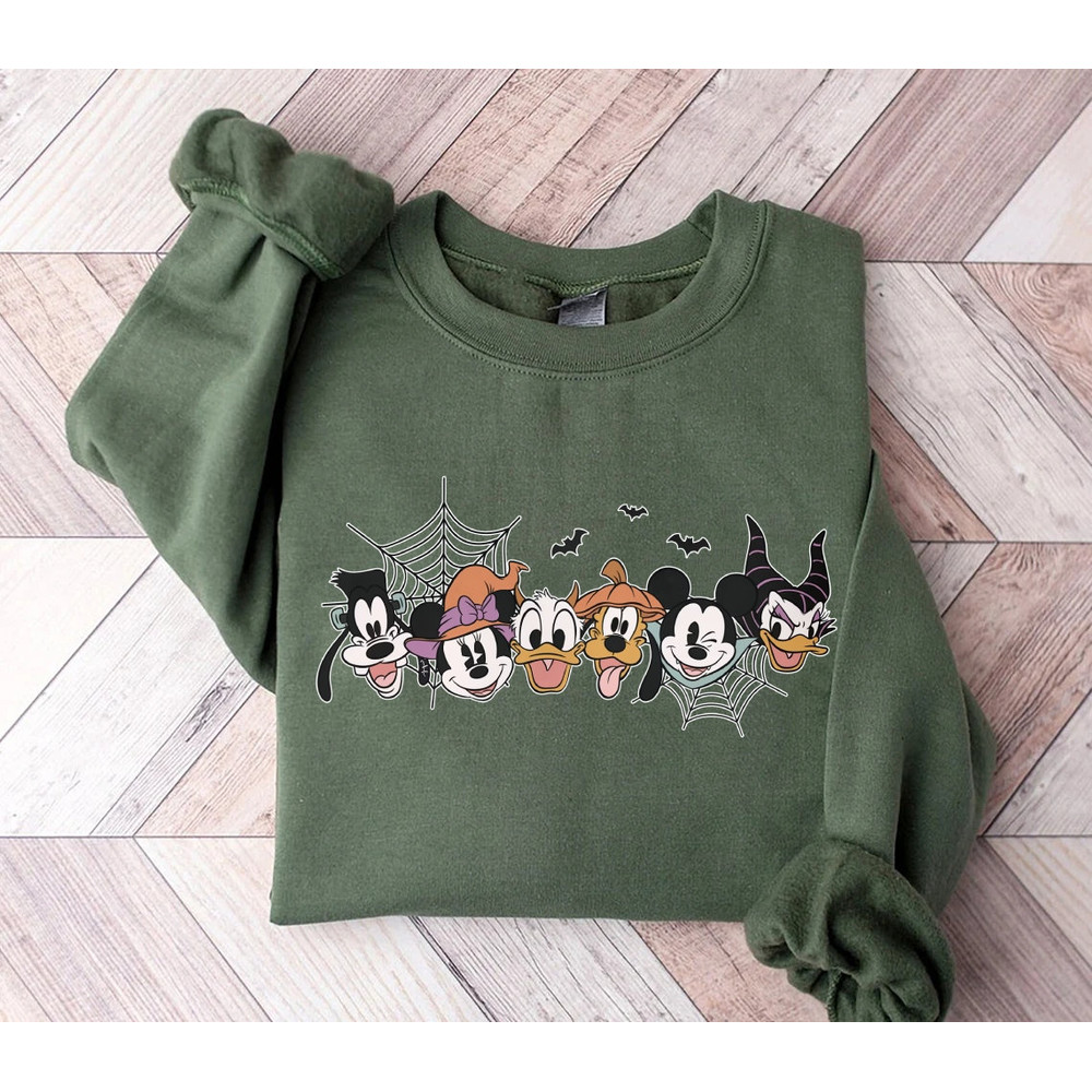 Spooky Mouse and Friends Sweatshirt, Mickey Boo Halloween Sweatshirt, Mickey Pumpkin Shirt, Disney Halloween Sweater, Disney Spooky Shirt - 4.jpg