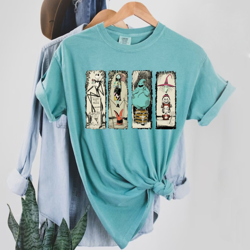 The Nightmare Before Christmas Halloween Comfort Colors® Shirt, Jack and Sally Halloween Shirt, Disney Halloween Shirt, Trick Or Treat Shirt - 4.jpg