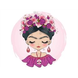 frida png , frida clipart , frida kahlo ,  digital download , instant download