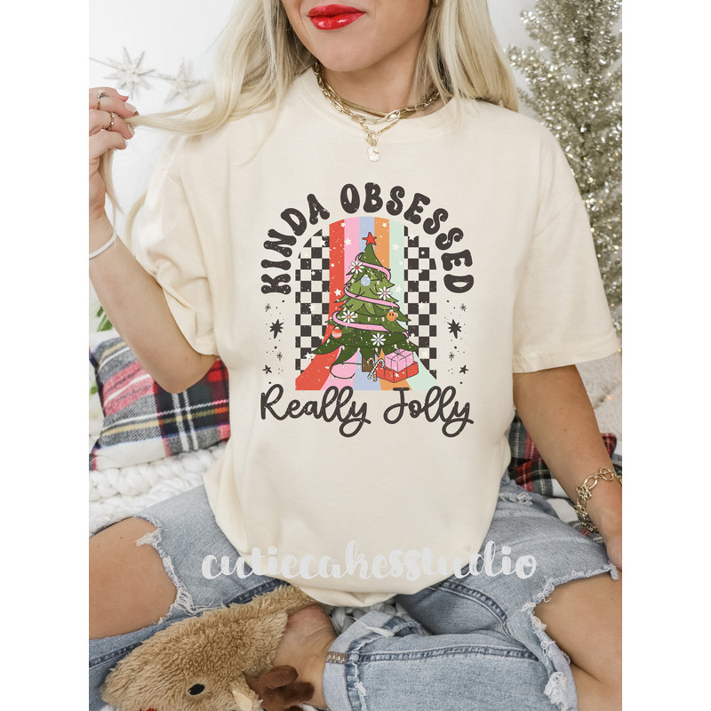 Christmas comfort colors shirt - comfort colors Christmas shirt - trendy Christmas shirt - really jolly shirt - Christmas Santa shirt - 3.jpg