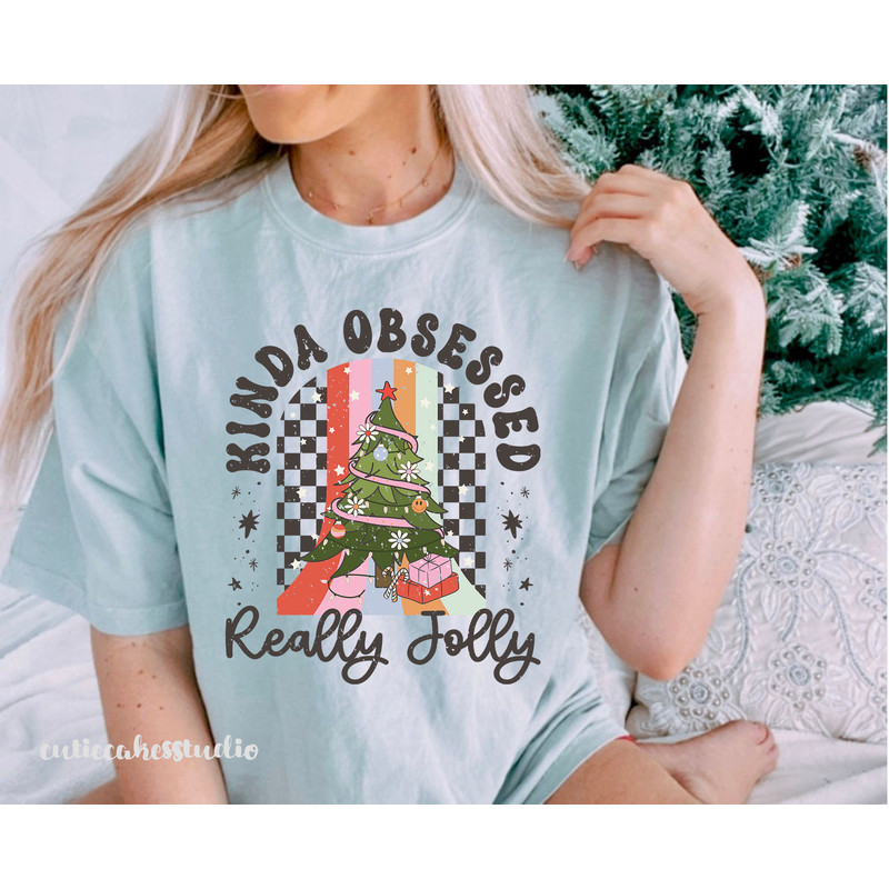 Christmas comfort colors shirt - comfort colors Christmas shirt - trendy Christmas shirt - really jolly shirt - Christmas Santa shirt - 4.jpg